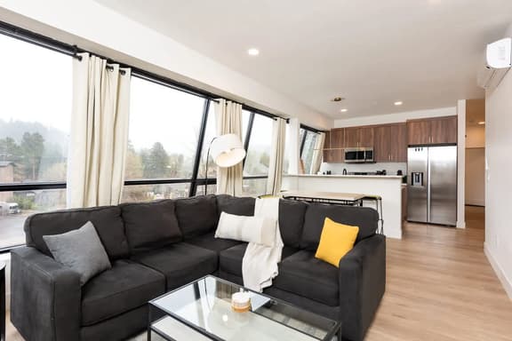Modern condo with town and mountain views!